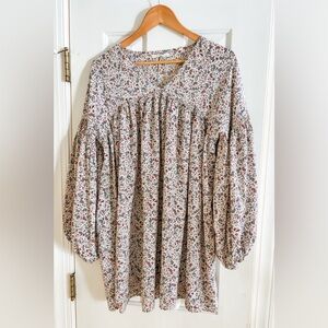 DÔEN Floral Print Mini Dress